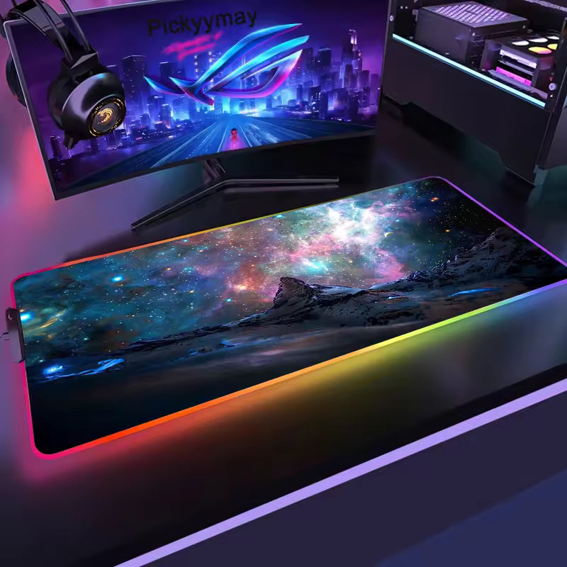 Tapis bureau | Rétroéclairé RGB