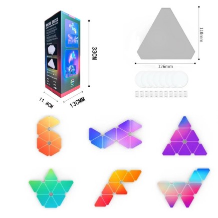 Triangle murale RGB | Elegance Design