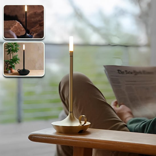 Lampe led bougeoir moderne