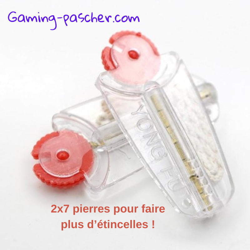 2 boites silex 7 pierres