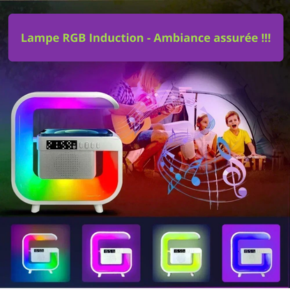 Lampe RGB chargeur induction multifonction Le Grand G Ambiance