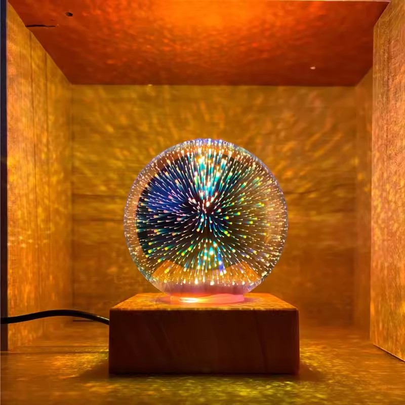 lampe de noël sur socle