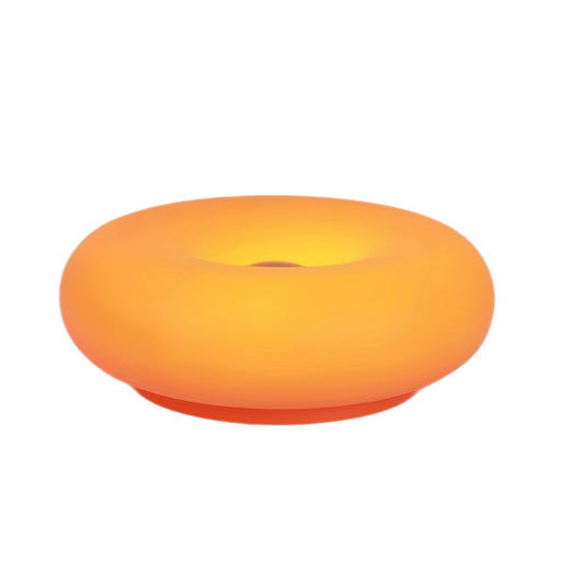 Lampe orange Donut tactile USBC plastique
