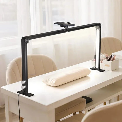 Lampe led Arche 3 bandes support téléphone noir