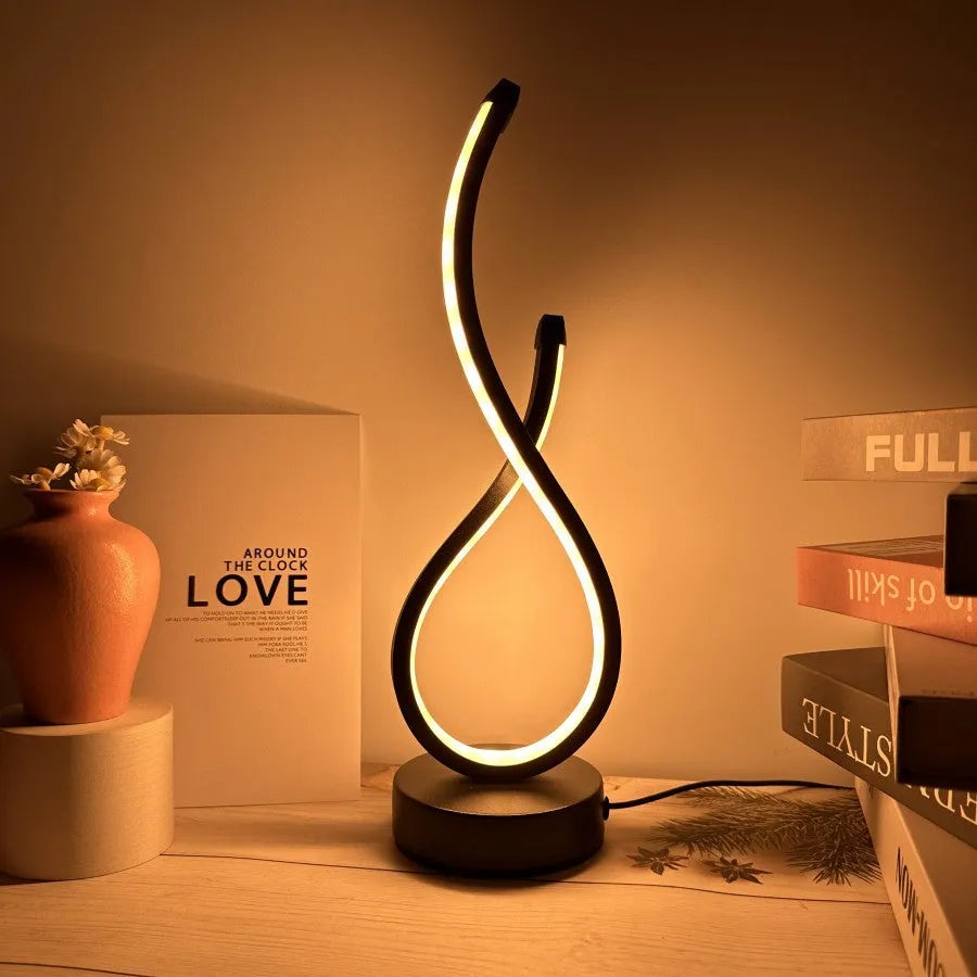 Lampe led flamme usb blanche expo