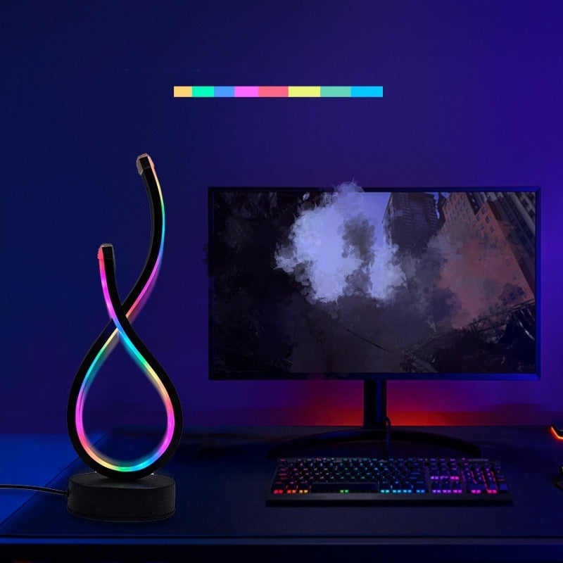 Lampe led flamme usb rgb écran