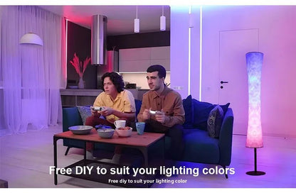 Lampe led lampadaire intelligent 150x23 en action