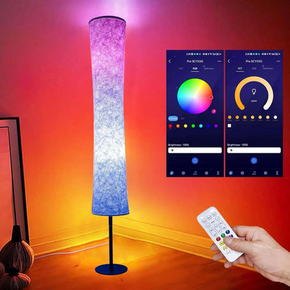 Lampe led lampadaire intelligent 150x23 télécommande