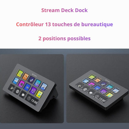 Stream deck dock Ulanzi D200 13 touches personnalisables 2 positions
