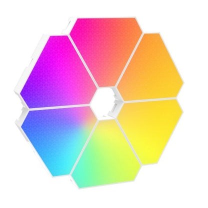 applique murale led rgb triangle bureau gamer assemblage