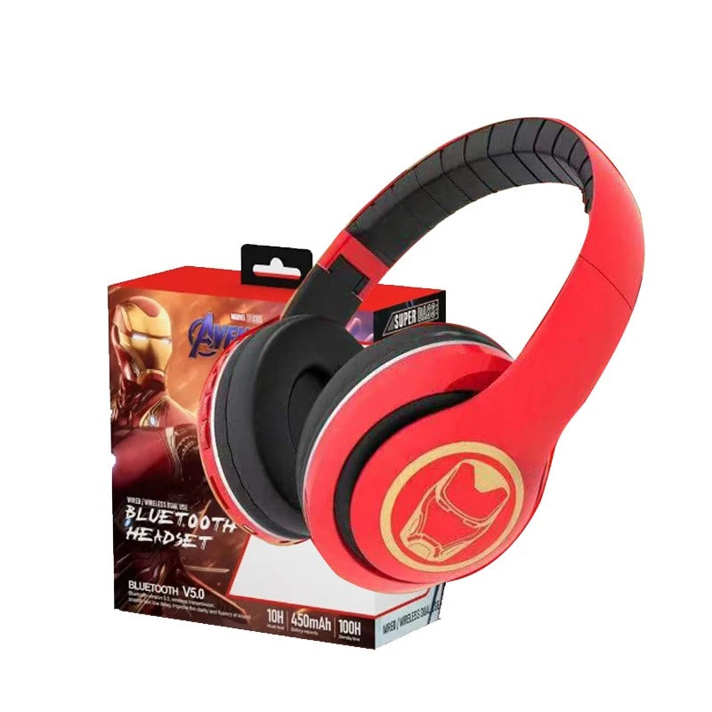 casque audio bluetooth micro avengers iron man