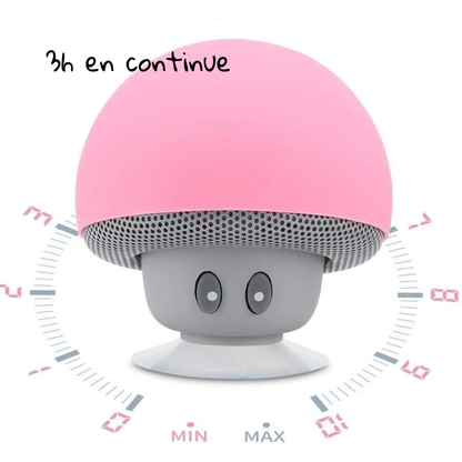 enceinte telephone micro tactile champignon duree 3h