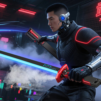 epee samourai led etincelles foureau