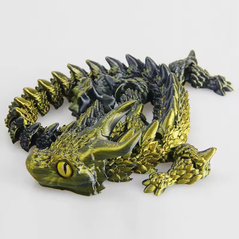 fidget goodies dragon articulé vert