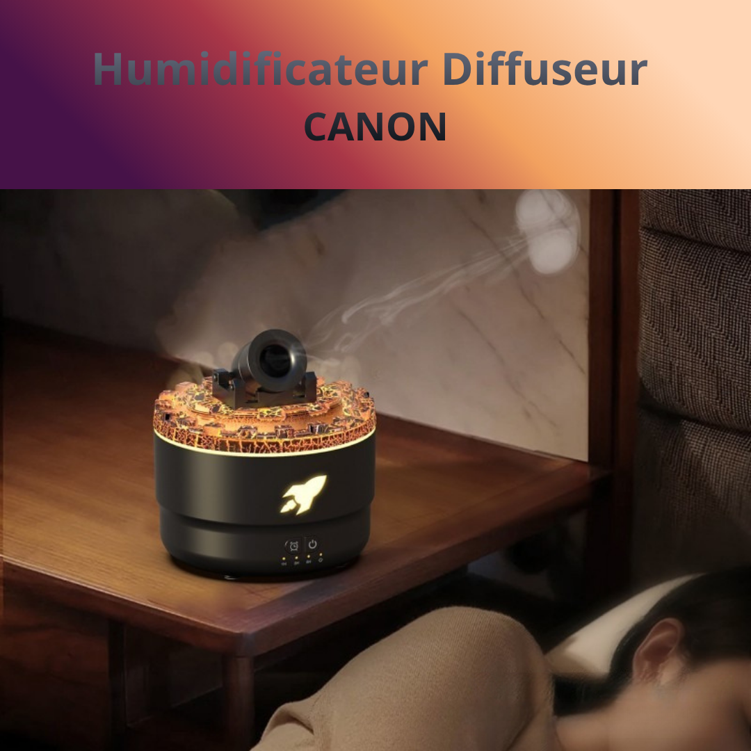humidificateur diffuseur aromatherapie canon