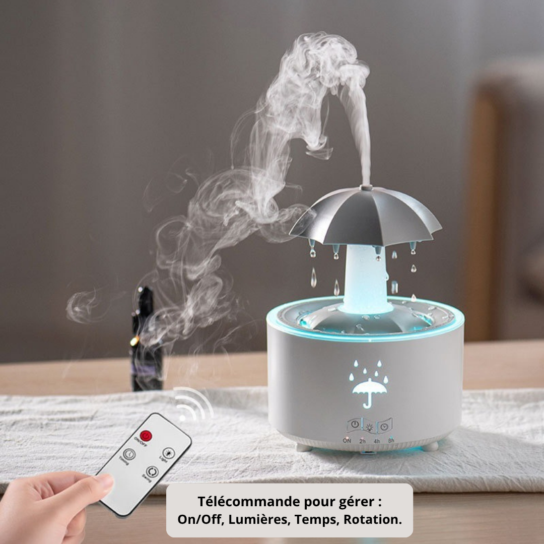 humidificateur diffuseur aromatherapie parapluie commande