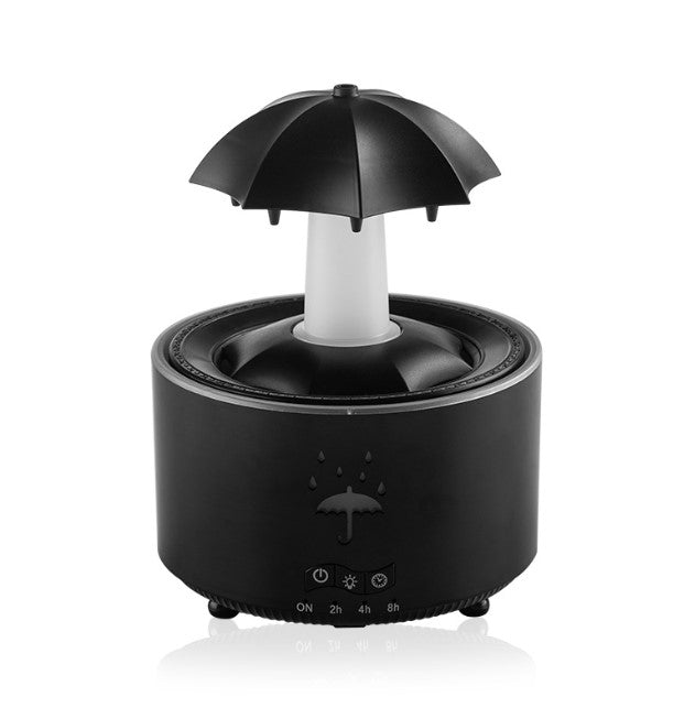 humidificateur diffuseur aromathérapie parapluie noir