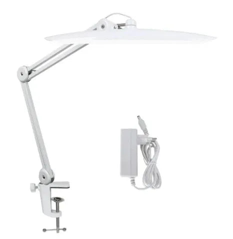Lampe de bureau LED à Pince Tête 50cm Flexible - Gain de Place