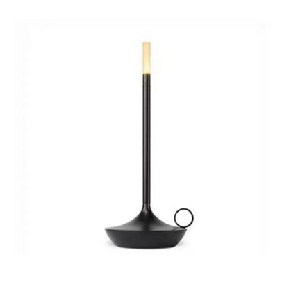 lampe led design noire bougeoir tactile