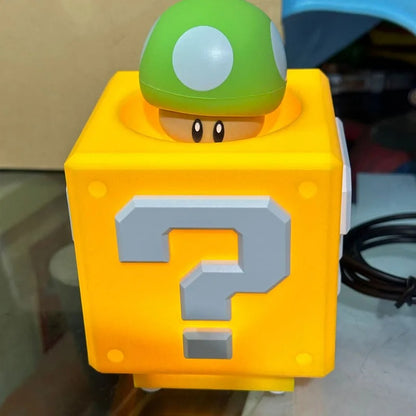 lampe led mario cube champi vert vie up