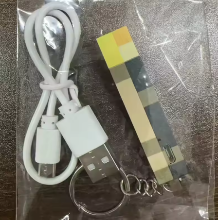 porte clés lampe led cordon torche