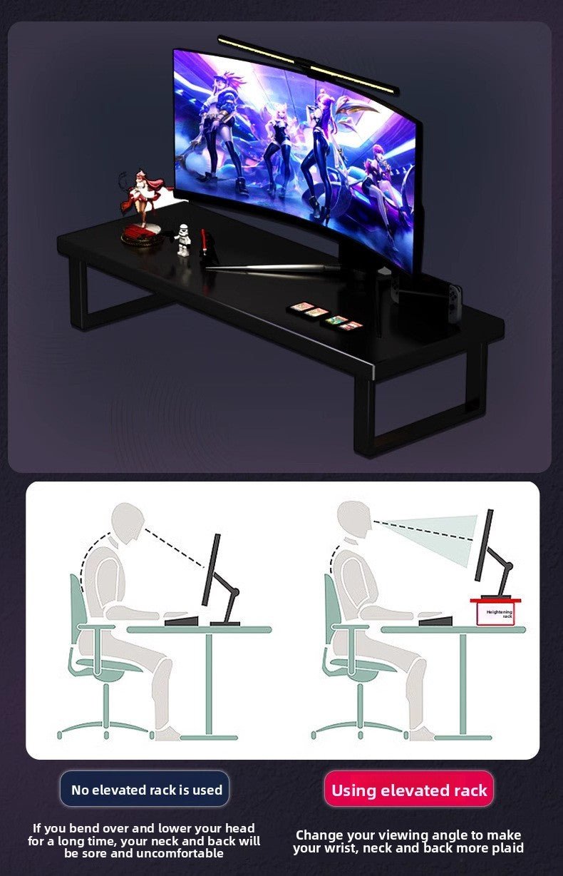 Rack support écran ou ordi tête haute