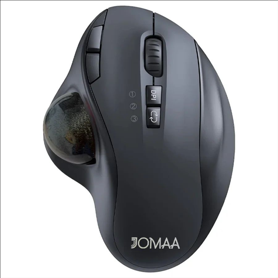 Souris Jooma ergonomique Trackball noire Bluetooth