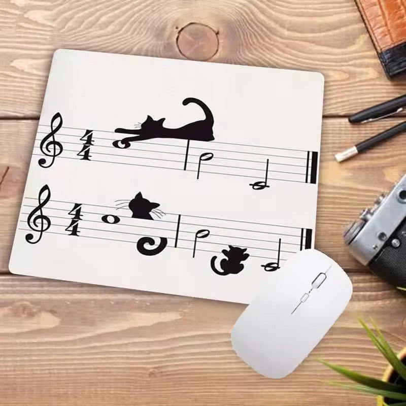 tapis de souris chat musique