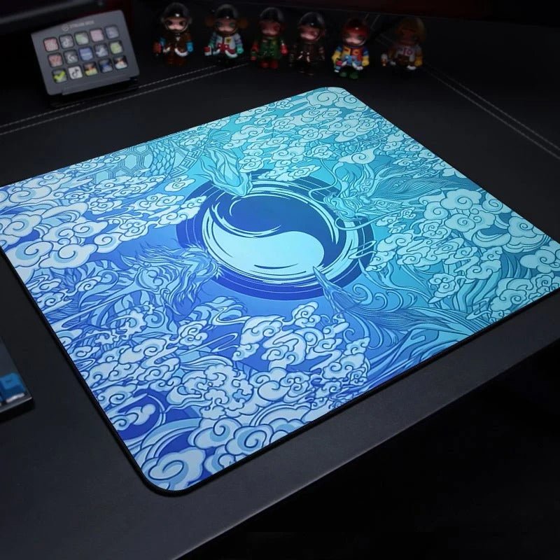 Tapis de souris gamer Zen mystique bulle bleue